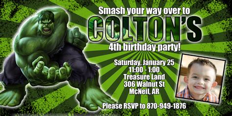 hulk einladungskarten|Amazon.com: Hulk Invitations Birthday